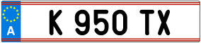 Truck License Plate